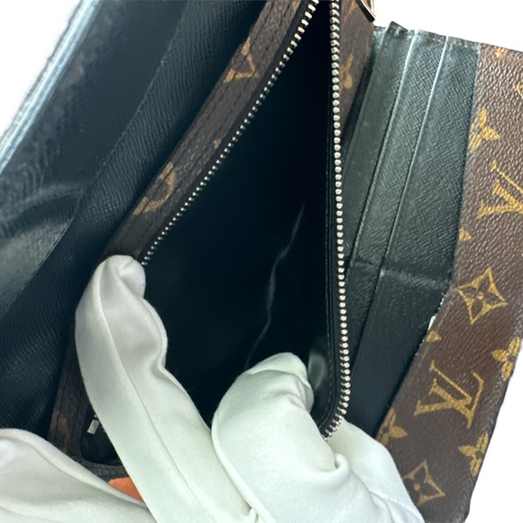 -MI0170 Louis Vuitton Monogram Macassar Portefeiulle Long Wallet - Picture 11 of 13